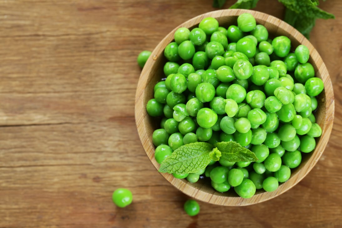 Green Peas Vegetable in Bowl