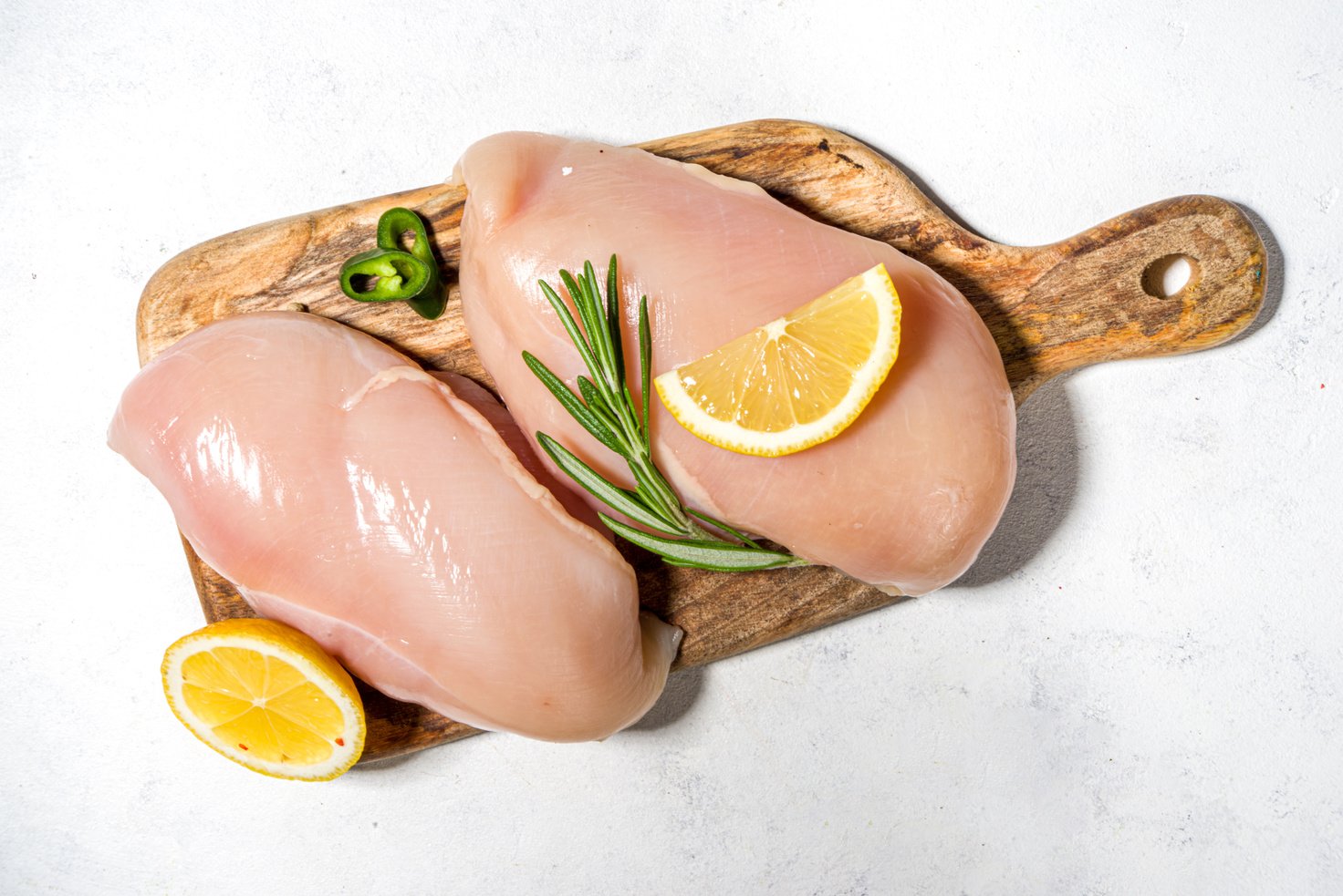 Raw Chicken Breast Fillet