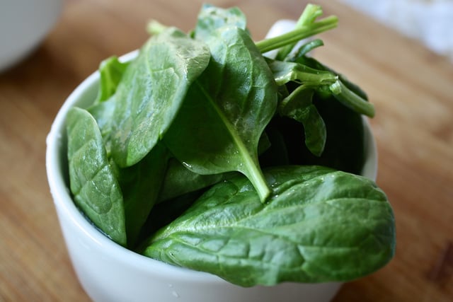 Healthy Spinach Leaves