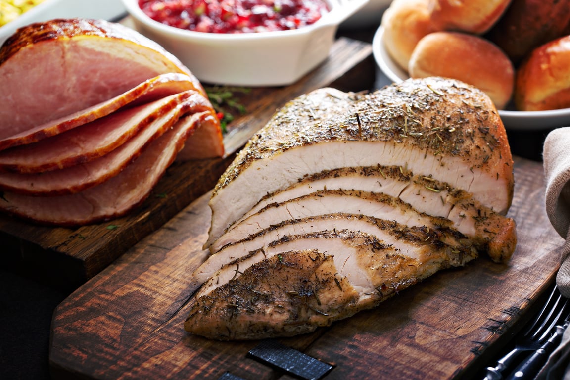 Roasted Turkey Breast Sliced